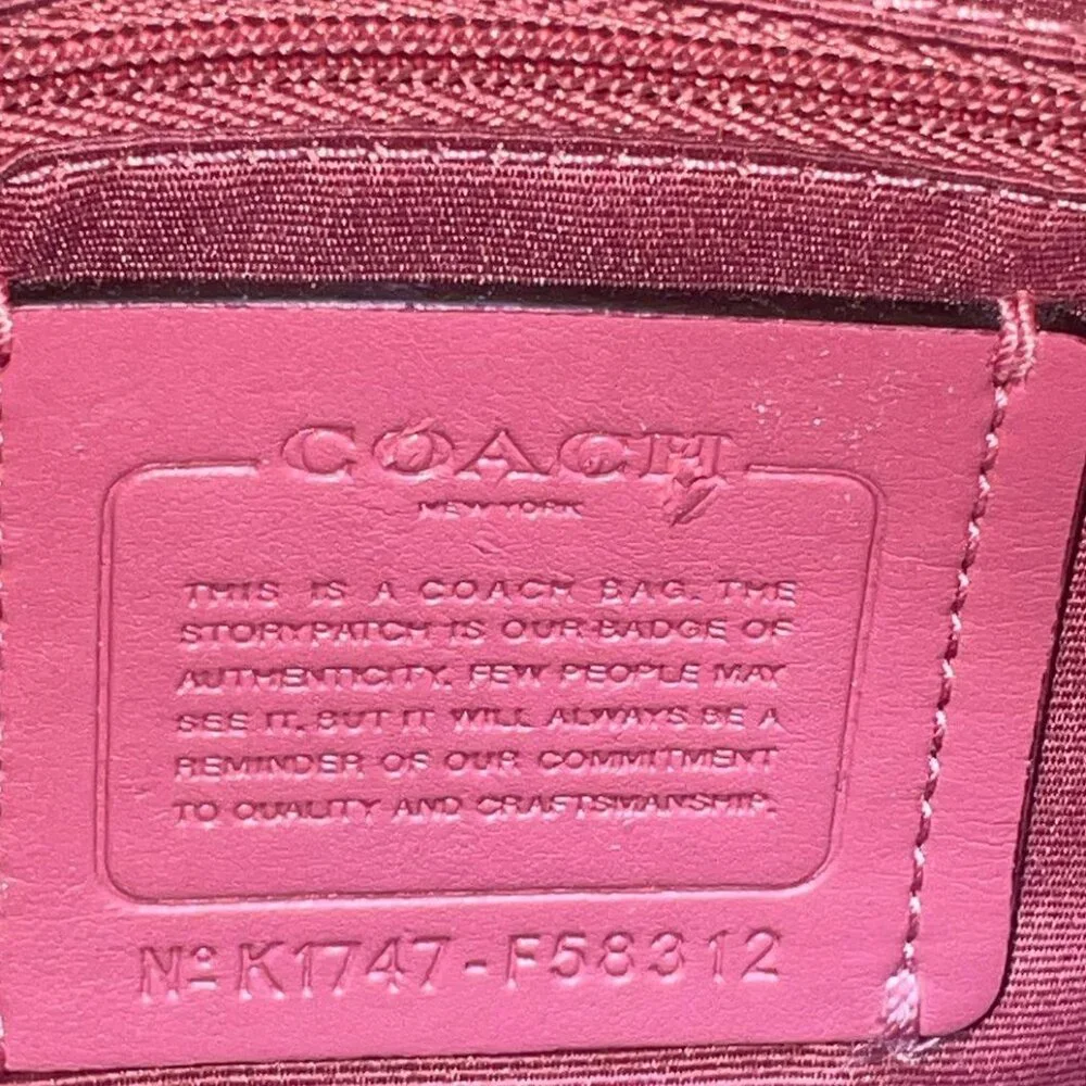 Coach Rowan Satchel Bag In Signature Canvas - Picture 5 of 7